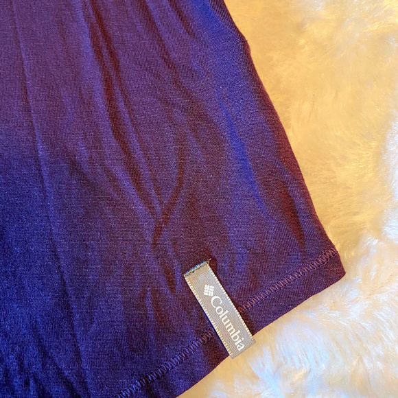 COLUMBIA Onmi-Wick Adera collection Purple Top Ladies Size Small NWT - Picture 3 of 13